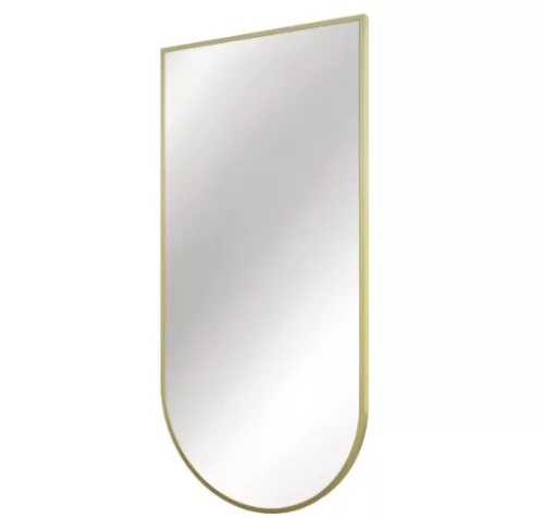 Tükör, Deante Silia tükör függő keretben, szálcsiszolt arany 50x100 cm ADI_R851
