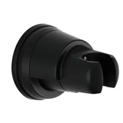   Kézizuhany, Deante Easy-Fix kézizuhany tartó, kerek, tapadókoronggal, fekete NDD_N21U