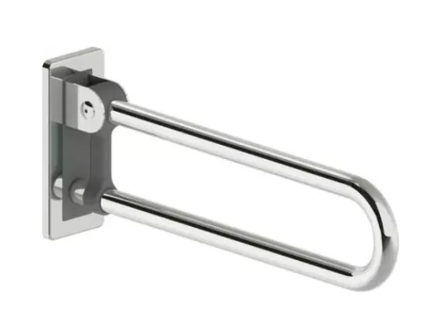 Kapaszkodó, Deante Lehnen fali kapaszkodó, összecsukható, 60 cm, polírozott acél NIL_041D