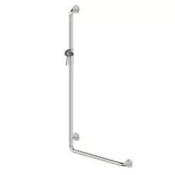   Kapaszkodó, Deante Lehnen szögletes fali kapaszkodó, balos, polírozott acél NIL_0L2D