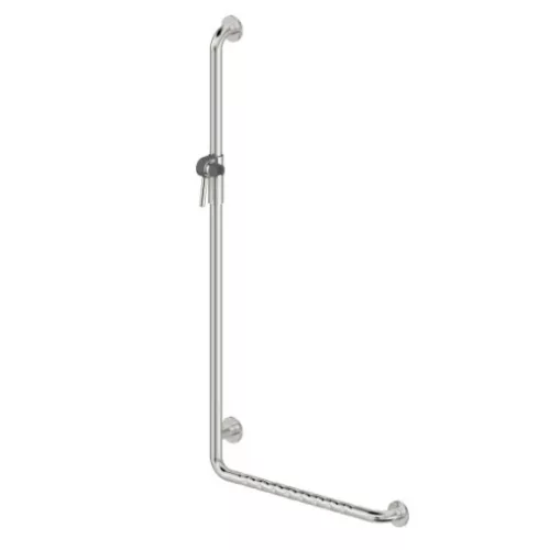 Kapaszkodó, Deante Lehnen szögletes fali kapaszkodó, balos, polírozott acél NIL_0L2D