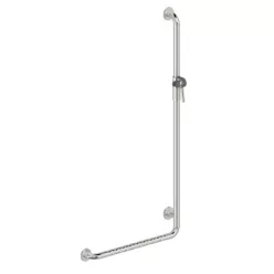   Kapaszkodó, Deante Lehnen szögletes fali kapaszkodó, jobbos, polírozott acél NIL_0P2D