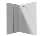 Walk-in, Deante Prizma zuhanyfal 110 cm, fekete KTJ_N31P