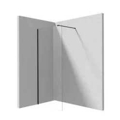 Walk-in, Deante Prizma zuhanyfal 110 cm, fekete KTJ_N31P