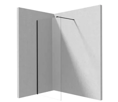 Walk-in, Deante Prizma zuhanyfal 110 cm, fekete KTJ_N31P