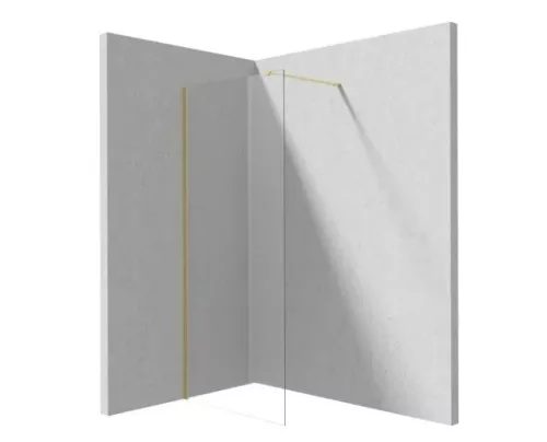 Walk-in, Deante Prizma zuhanyfal 70 cm, szálcsiszolt arany KTJ_R37P