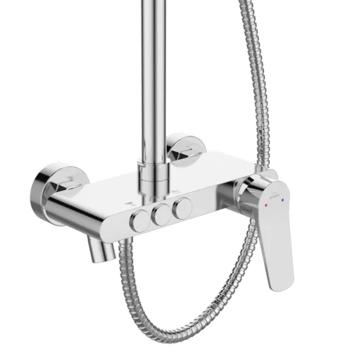 Zuhanyszett, Invena Alonia zuhanyszett, króm AU-70-D01-V