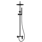 Zuhanyszett, Invena Alonia zuhanyszett, fényes fekete AU-70-D04-V