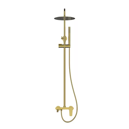 Zuhanyszett, Invena Alonia zuhanyszett, szálcsiszolt arany AU-70-D09-V