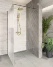Zuhanyszett, Invena Alonia zuhanyszett, szálcsiszolt arany AU-70-D09-V