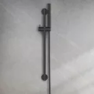 Zuhanyszett, Invena Alonia 1 funkciós, csaptelep nélkül, fényes fekete AU-70-Z04-V