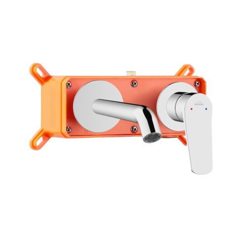 Falba süllyesztett csaptelep, Invena Alonia mosdó csaptelep, króm BP-70-U01-V