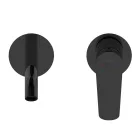 Falba süllyesztett csaptelep, Invena Alonia mosdó csaptelep, fényes fekete BP-70-U04-V