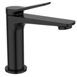   Mosdó csaptelep, Invena Alonia mosdó csaptelep, fényes fekete BU-70-004-V