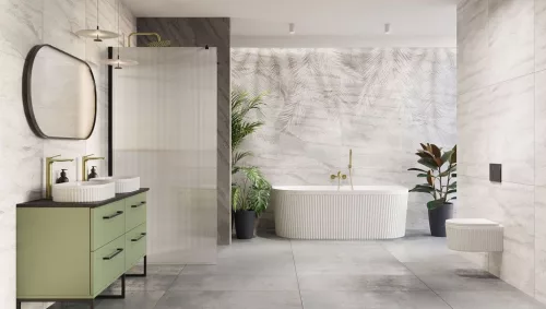 Kádtöltő csaptelep, Invena Alonia kádtöltő csaptelep zuhanyszettel,szálcsiszolt arany BW-70-009-V