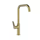 Mosogató csaptelep, Invena Alonia mosogató csaptelep, szálcsiszolt arany BZ-70-009-V