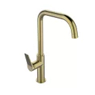 Mosogató csaptelep, Invena Alonia mosogató csaptelep, szálcsiszolt arany BZ-70-009-V