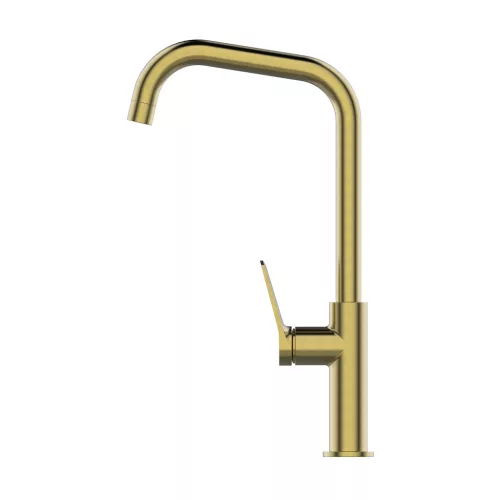 Mosogató csaptelep, Invena Alonia mosogató csaptelep, szálcsiszolt arany BZ-70-009-V