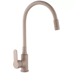   Mosogató csaptelep, Invena Ksanti Slim 2F mosogató csaptelep, bézs BZ-37-003-L