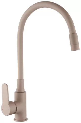 Mosogató csaptelep, Invena Ksanti Slim 2F mosogató csaptelep, bézs BZ-37-003-L