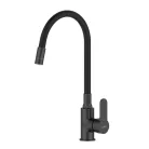Mosogató csaptelep, Invena Ksanti Slim 2F mosogató csaptelep, fekete BZ-37-004-L