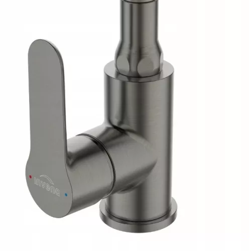 Mosogató csaptelep, Invena Ksanti Slim 2F mosogató csaptelep, grafitszürke BZ-37-005-L