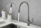 Mosogató csaptelep, Invena Ksanti Slim 2F mosogató csaptelep, grafitszürke BZ-37-005-L