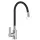 Mosogató csaptelep, Invena Ksanti Slim 2F mosogató csaptelep, fekete/króm BZ-37-008-L