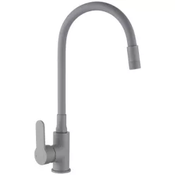   Mosogató csaptelep, Invena Ksanti Slim 2F mosogató csaptelep, szürke BZ-37-023-L
