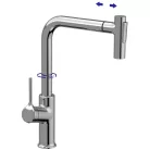 Mosogató csaptelep, Invena Farsala mosogató csaptelep, króm BZ-40-L01-S