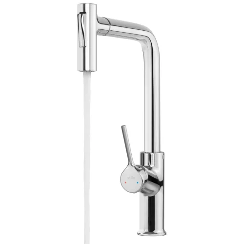 Mosogató csaptelep, Invena Farsala mosogató csaptelep, króm BZ-40-L01-S
