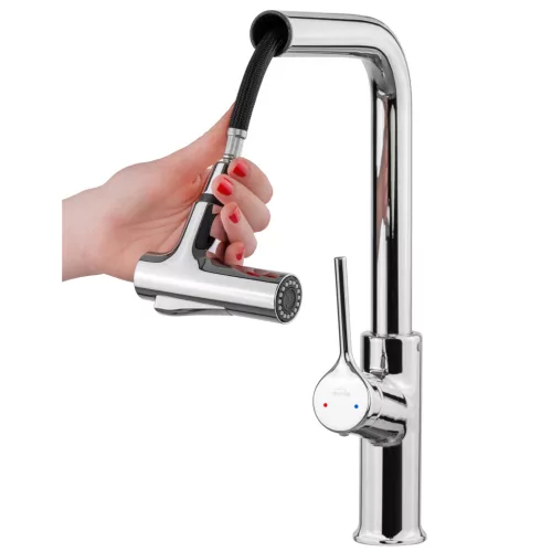 Mosogató csaptelep, Invena Farsala mosogató csaptelep, króm BZ-40-L01-S