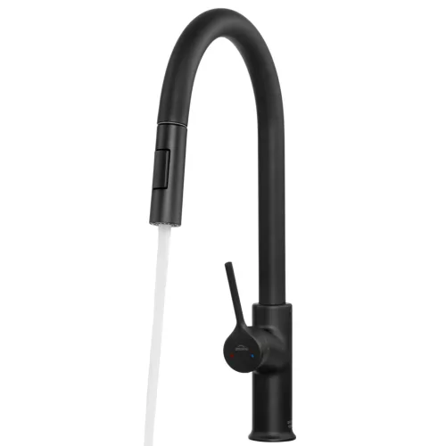 Mosogató csaptelep, Invena Farsala mosogató csaptelep, fekete BZ-40-U04-S