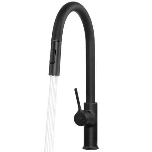 Mosogató csaptelep, Invena Farsala mosogató csaptelep, fekete BZ-40-U04-S