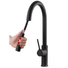 Mosogató csaptelep, Invena Farsala mosogató csaptelep, fekete BZ-40-U04-S