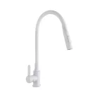 Mosogató csaptelep, Invena Dalis Slim 2F mosogató csaptelep, fehér BZ-64-002-L