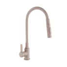 Mosogató csaptelep, Invena Dalis Slim 2F mosogató csaptelep, bézs BZ-64-003-L
