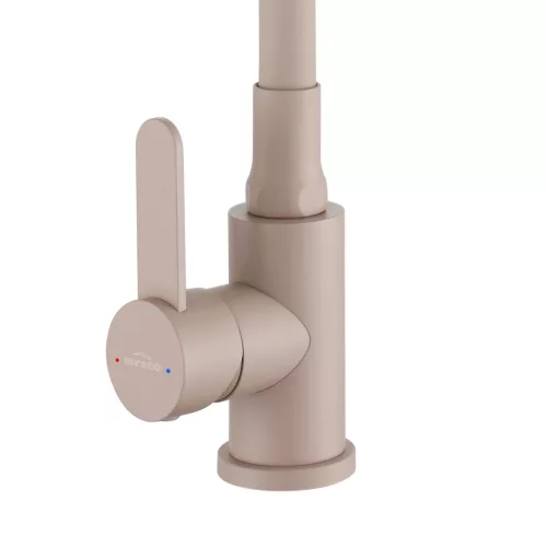 Mosogató csaptelep, Invena Dalis Slim 2F mosogató csaptelep, bézs BZ-64-003-L