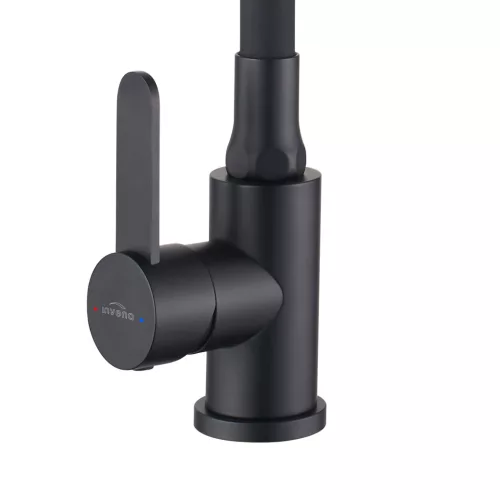 Mosogató csaptelep, Invena Dalis Slim 2F mosogató csaptelep, fekete BZ-64-004-L