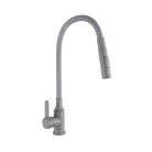 Mosogató csaptelep, Invena Dalis Slim 2F mosogató csaptelep, szürke BZ-64-005-L