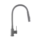 Mosogató csaptelep, Invena Dalis Slim 2F mosogató csaptelep, szürke BZ-64-005-L