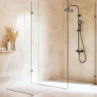 Zuhanyszett, Invena Rikia zuhanyszett zuhany csapteleppel, fekete AU-24-B04-G