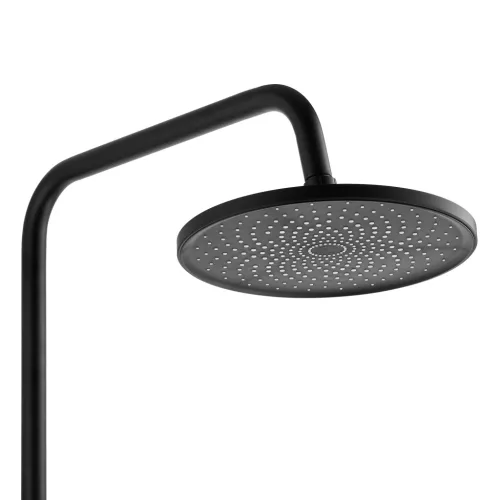 Zuhanyszett, Invena Rikia zuhanyszett zuhany csapteleppel, fekete AU-24-B04-G