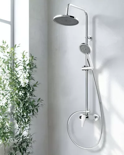 Zuhanyszett, Invena Kalmynos zuhanyszett zuhany csapteleppel, króm AU-28-001-V