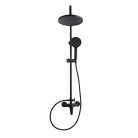 Zuhanyszett, Invena Kalmynos zuhanyszett zuhany csapteleppel, fekete AU-28-004-V