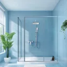 Zuhanyszett, Invena Amfisa zuhanyszett csaptelep nélkül, króm AU-39-001-K