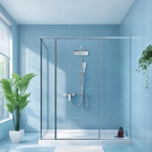 Zuhanyszett, Invena Amfisa zuhanyszett csaptelep nélkül, króm AU-39-001-K