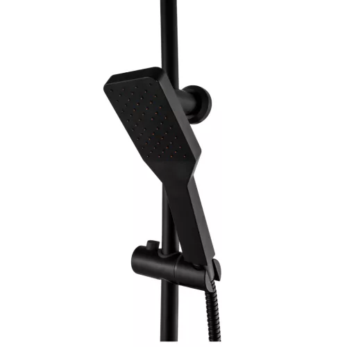 Zuhanyszett, Invena Amfisa zuhanyszett csaptelep nélkül, fekete AU-39-004-K