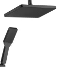 Zuhanyszett, Invena Amfisa zuhanyszett csaptelep nélkül, fekete AU-39-004-K