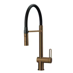   Mosogató csaptelep, Deante Magnetic mosogató csaptelep, szálcsiszolt bronz BRM_C72M